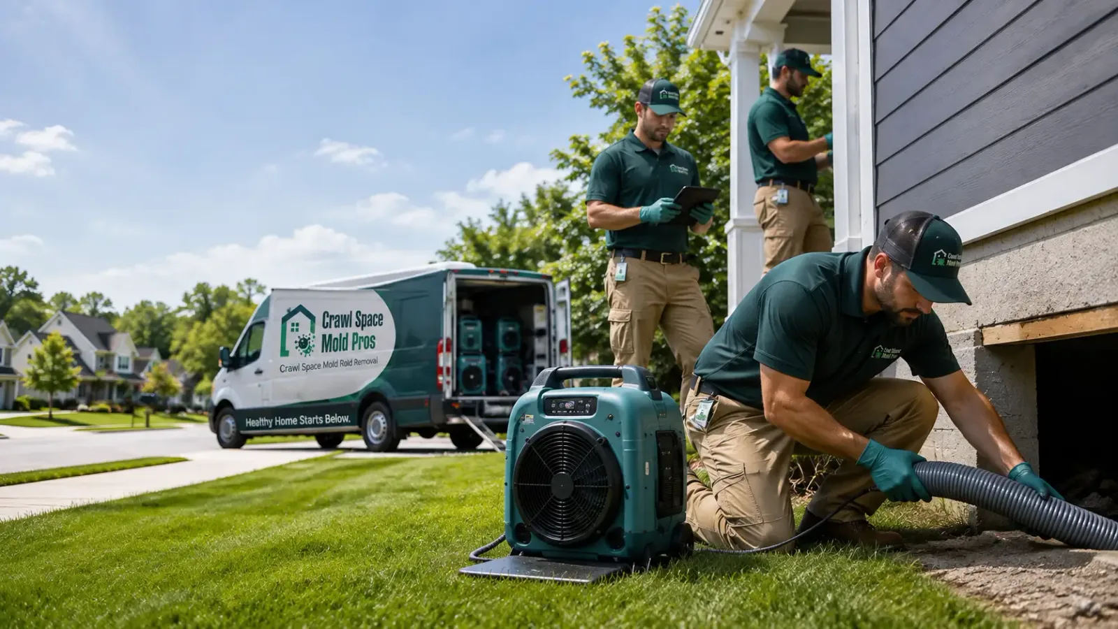 Crawl Space Mold Removal in Oxford, MI